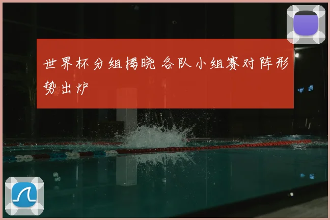 世界杯分组揭晓 各队小组赛对阵形势出炉